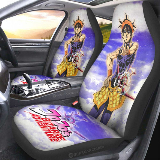 Narancia Ghirga Car Seat Covers Custom Bizarre Adventures - Gearcarcover - 2