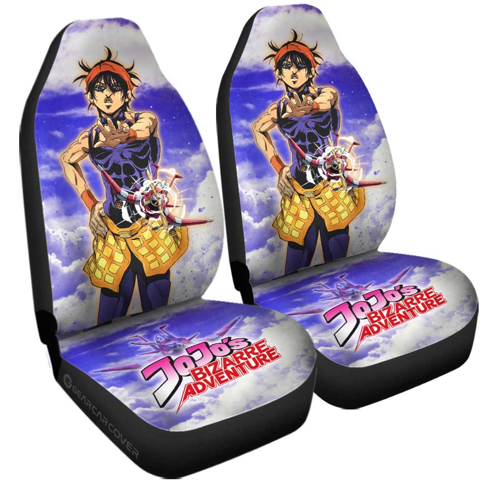 Narancia Ghirga Car Seat Covers Custom Bizarre Adventures - Gearcarcover - 3