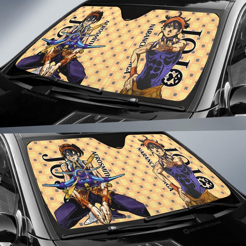 Narancia Ghirga Car Sunshade Custom Bizarre Adventure Car Accessories - Gearcarcover - 2