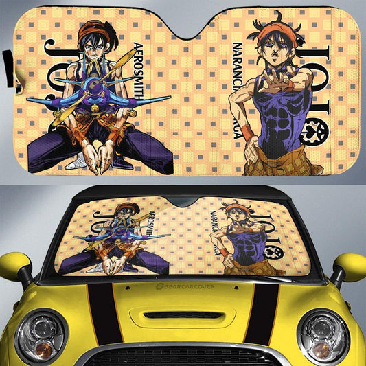 Narancia Ghirga Car Sunshade Custom Bizarre Adventure Car Accessories - Gearcarcover - 1