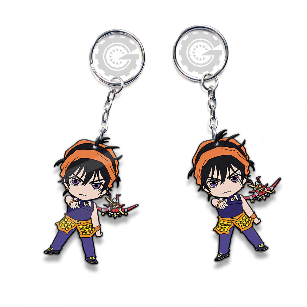 Narancia Ghirga Keychain Custom Bizarre Adventure Car Accessories - Gearcarcover - 3