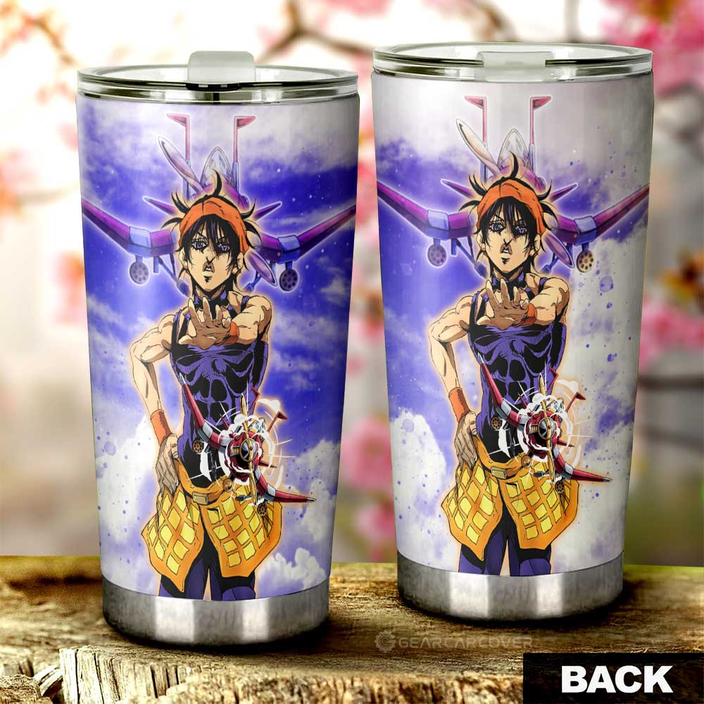Narancia Ghirga Tumbler Cup Custom Bizarre Adventures - Gearcarcover - 3