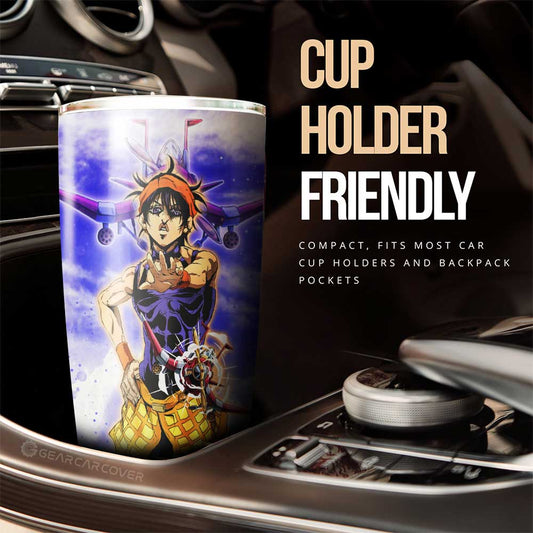Narancia Ghirga Tumbler Cup Custom Bizarre Adventures - Gearcarcover - 2