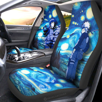 Naruto Hinata Car Seat Covers Custom Starry Night Styles - Gearcarcover - 1