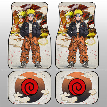 Naruto Uzumaki Car Floor Mats Anime Collection - Gearcarcover - 1