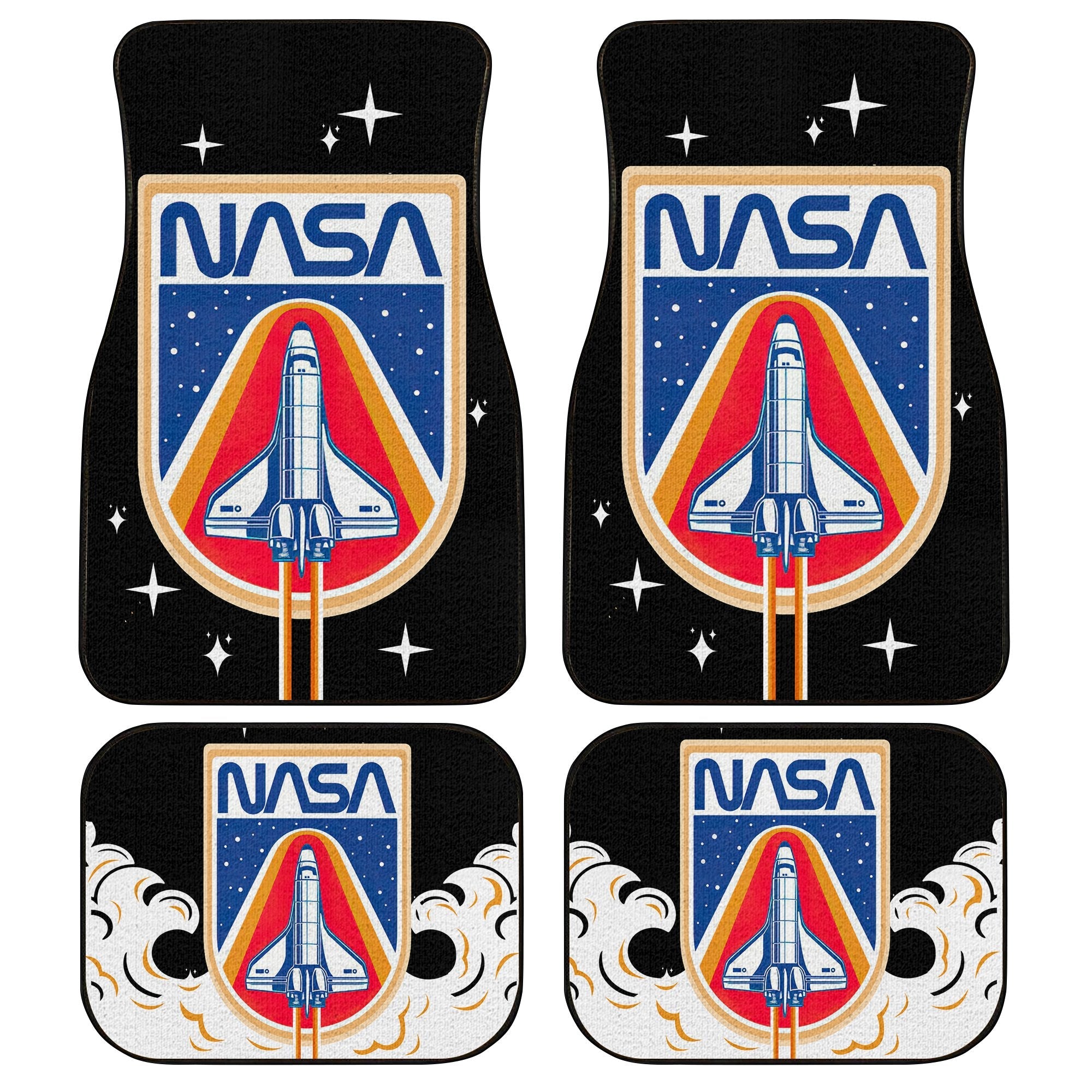 Nasa Logo Car Floor Mats Custom Car Interior Accessories - Gearcarcover - 1