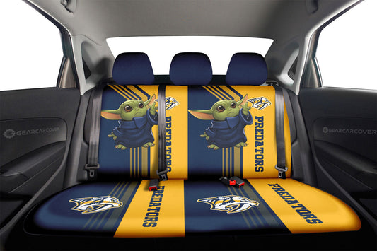 Nashville Predators Car Back Seat Covers Custom Car Accessories - Gearcarcover - 2