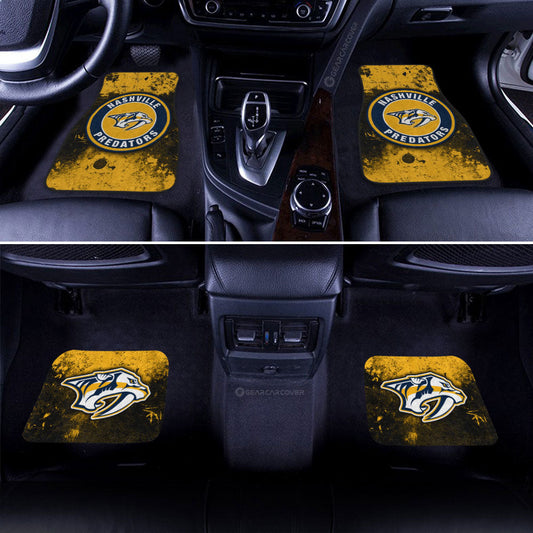 Nashville Predators Car Floor Mats Custom Car Accessories - Gearcarcover - 2