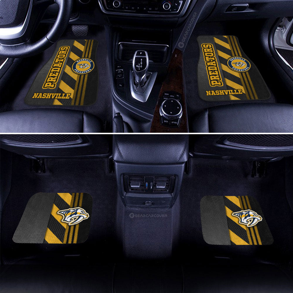 Nashville Predators Car Floor Mats Custom Car Accessories - Gearcarcover - 2