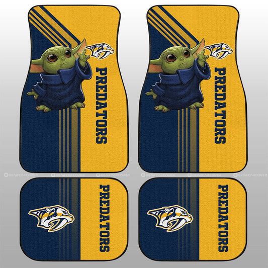 Nashville Predators Car Floor Mats Custom Car Accessories - Gearcarcover - 1