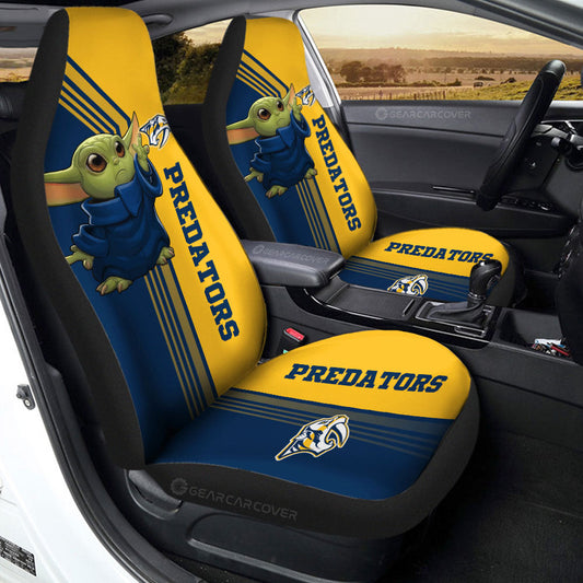 Nashville Predators Car Seat Covers Baby Yoda Car Accessories - Gearcarcover - 2
