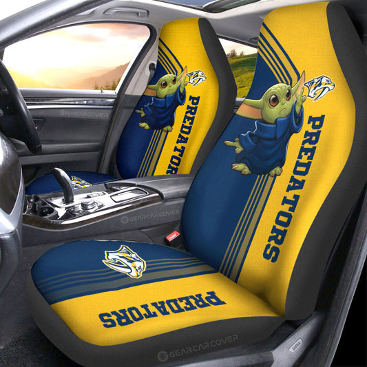 Nashville Predators Car Seat Covers Baby Yoda Car Accessories - Gearcarcover - 1