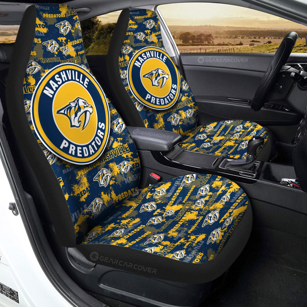 Nashville Predators Car Seat Covers Custom Car Accessories - Gearcarcover - 2