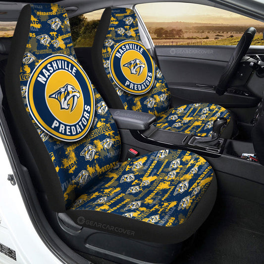 Nashville Predators Car Seat Covers Custom Car Accessories - Gearcarcover - 2