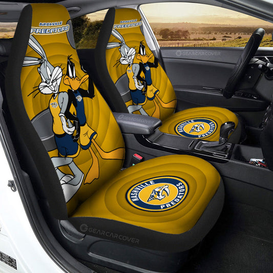Nashville Predators Car Seat Covers Custom Car Accessories - Gearcarcover - 2