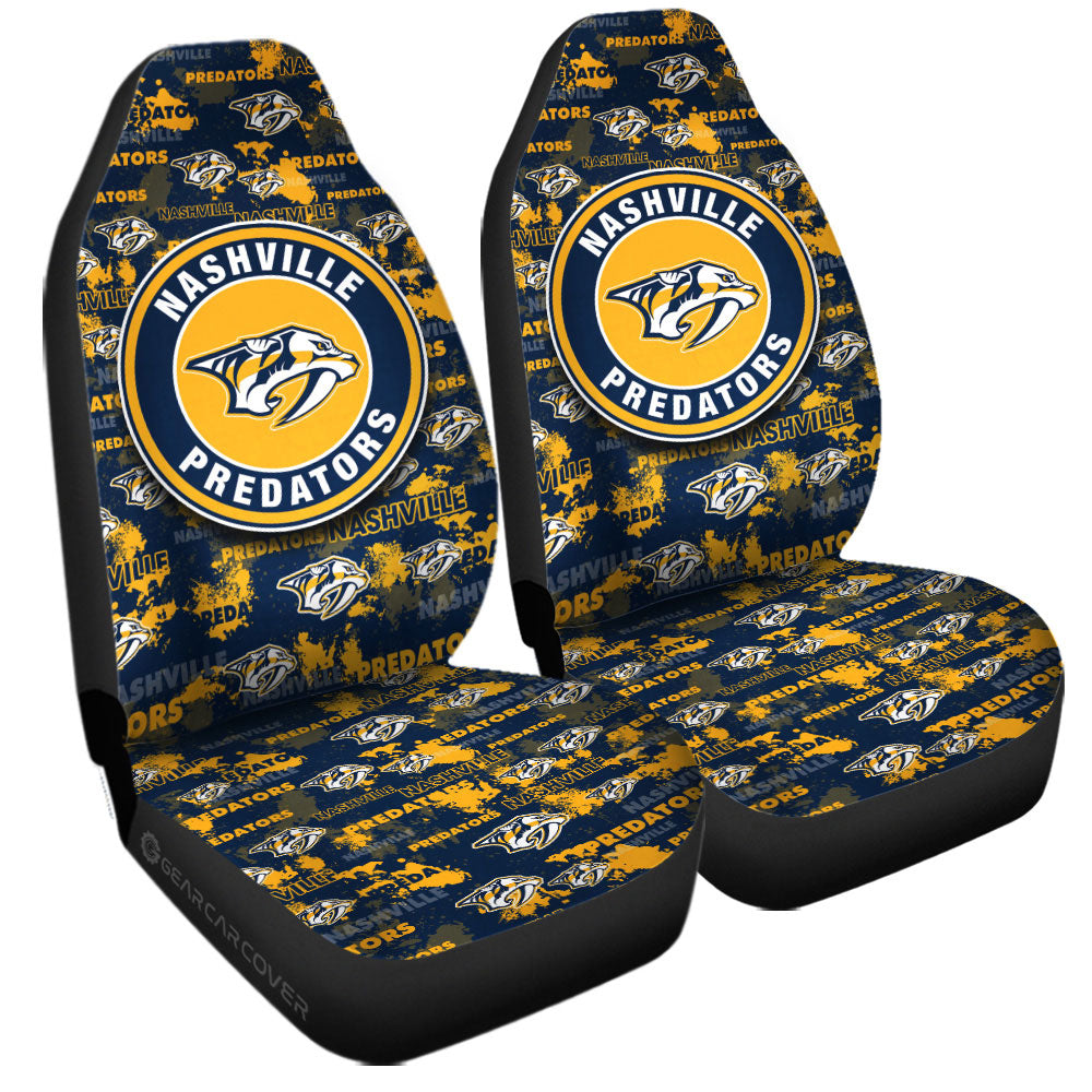 Nashville Predators Car Seat Covers Custom Car Accessories - Gearcarcover - 3