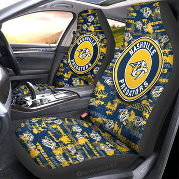 Nashville Predators Car Seat Covers Custom Car Accessories - Gearcarcover - 1