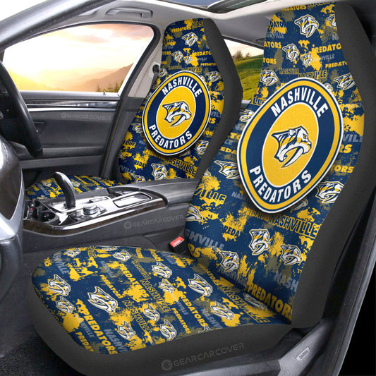 Nashville Predators Car Seat Covers Custom Car Accessories - Gearcarcover - 1