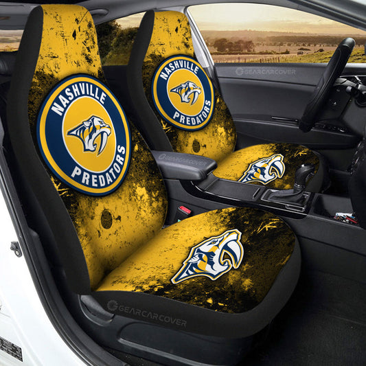 Nashville Predators Car Seat Covers Custom Car Accessories - Gearcarcover - 2