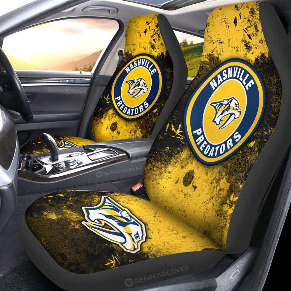 Nashville Predators Car Seat Covers Custom Car Accessories - Gearcarcover - 1