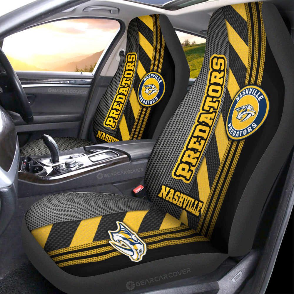 Nashville Predators Car Seat Covers Custom Car Accessories - Gearcarcover - 1