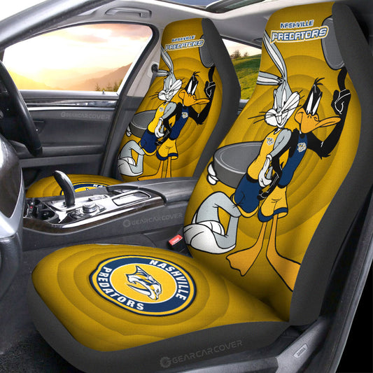Nashville Predators Car Seat Covers Custom Car Accessories - Gearcarcover - 1