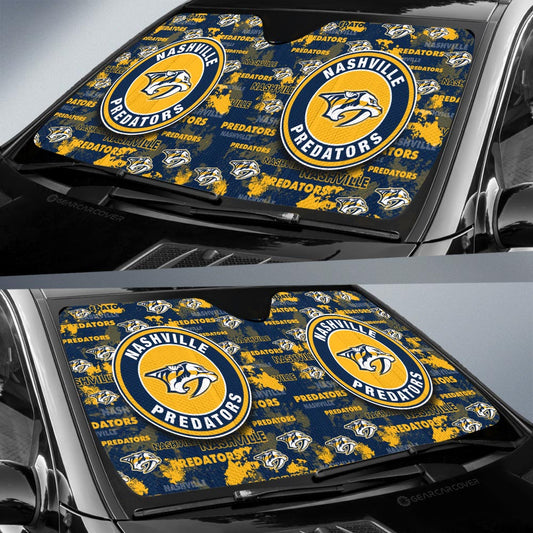 Nashville Predators Car Sunshade Custom Car Accessories - Gearcarcover - 2