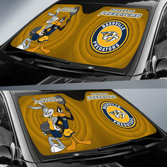 Nashville Predators Car Sunshade Custom Car Accessories - Gearcarcover - 2