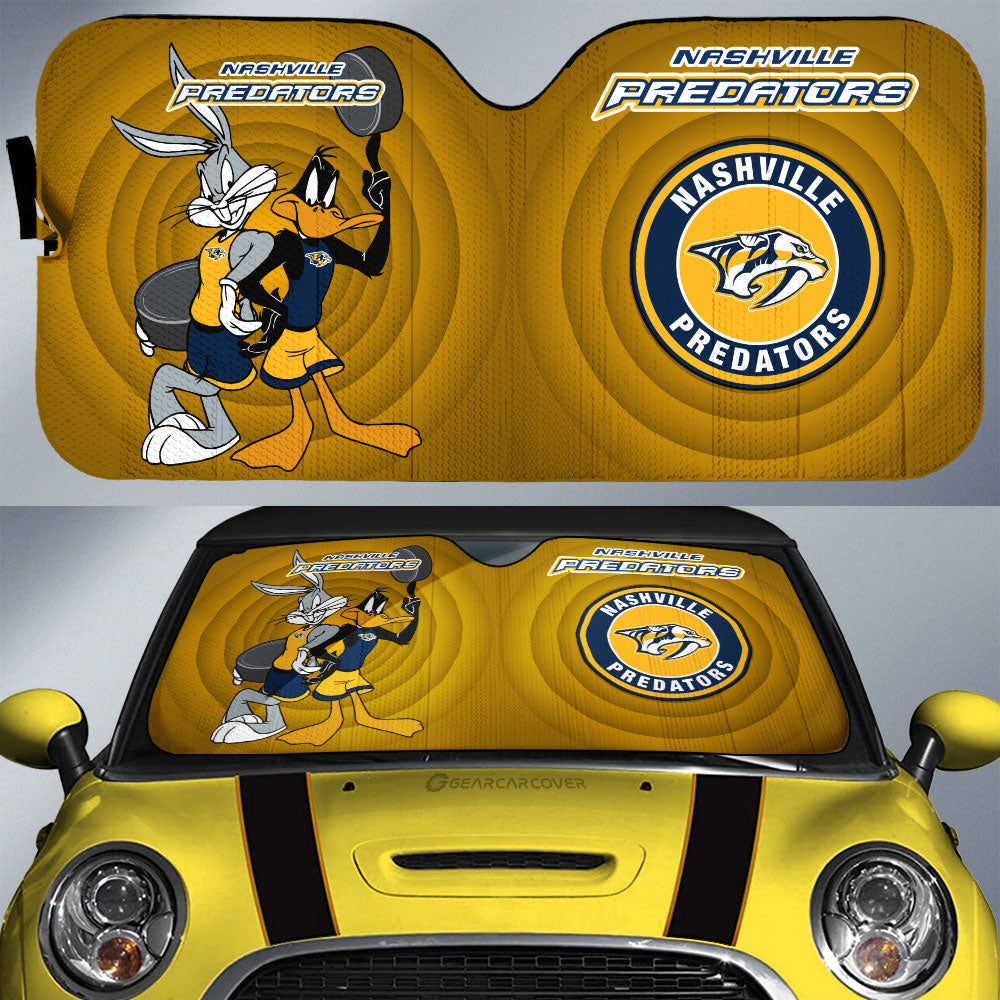 Nashville Predators Car Sunshade Custom Car Accessories - Gearcarcover - 1