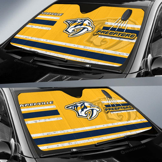 Nashville Predators Car Sunshade Custom Car Accessories - Gearcarcover - 2