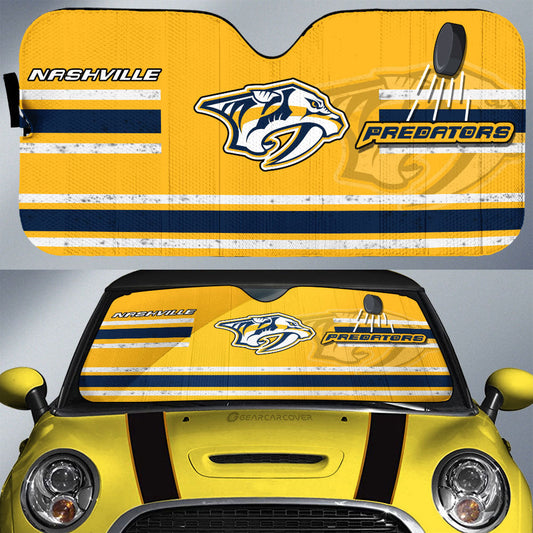 Nashville Predators Car Sunshade Custom Car Accessories - Gearcarcover - 1