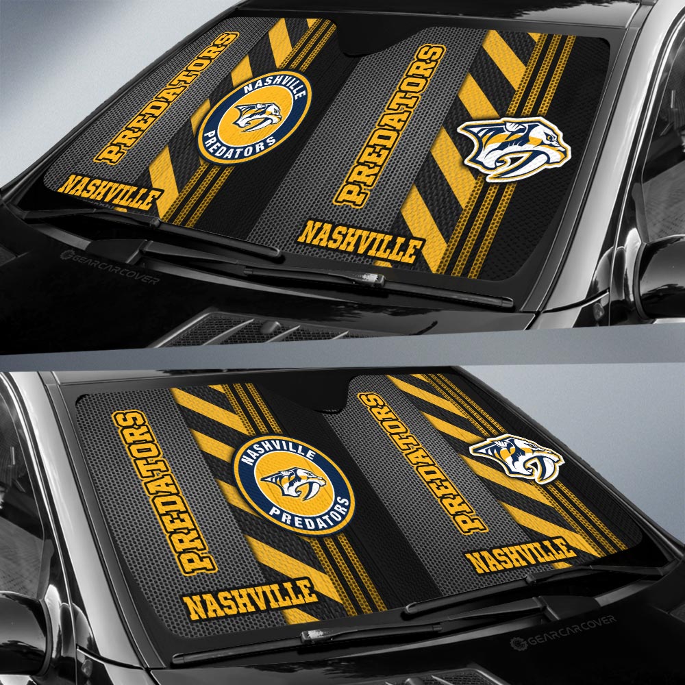 Nashville Predators Car Sunshade Custom Car Accessories - Gearcarcover - 2