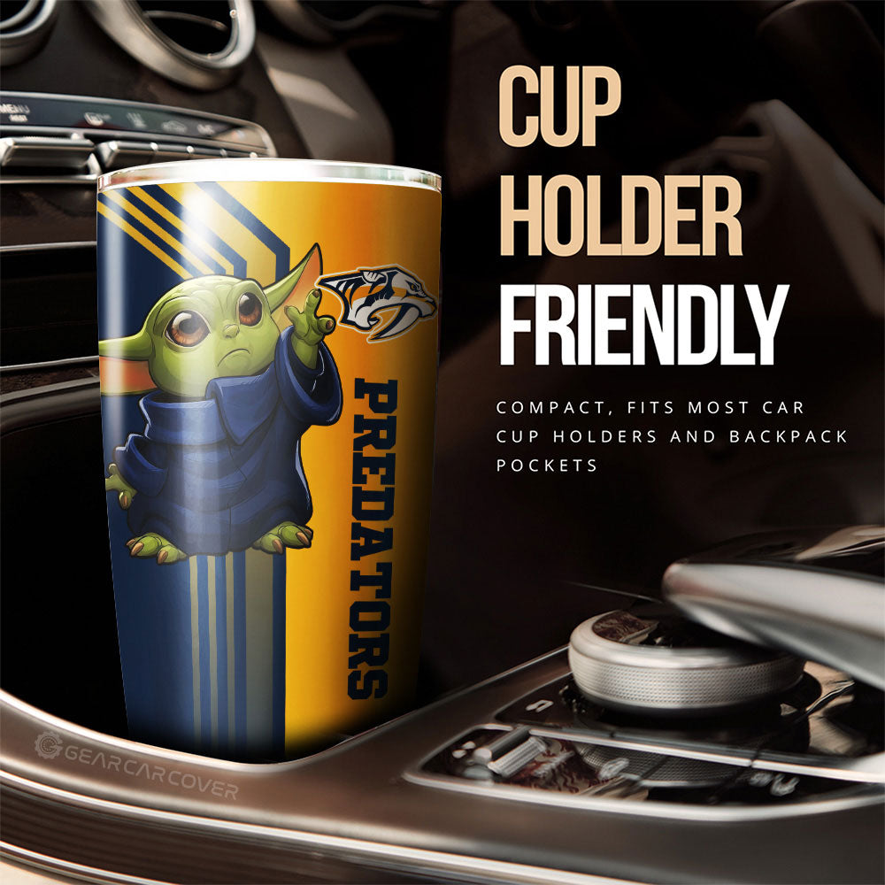 Nashville Predators Tumbler Cup Custom Car Accessories - Gearcarcover - 3