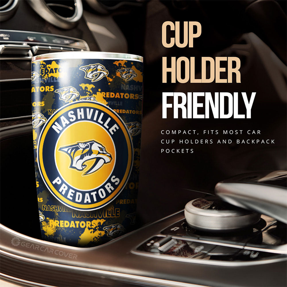 Nashville Predators Tumbler Cup Custom Car Accessories - Gearcarcover - 3