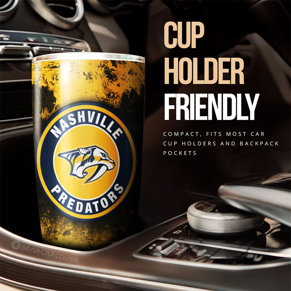 Nashville Predators Tumbler Cup Custom Car Accessories - Gearcarcover - 3