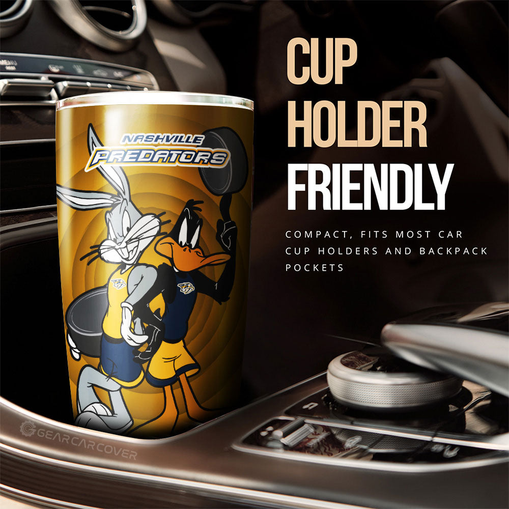 Nashville Predators Tumbler Cup Custom Car Accessories - Gearcarcover - 3