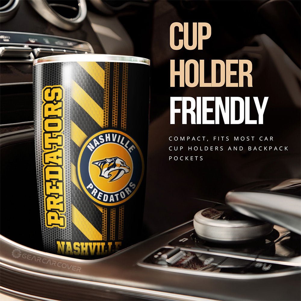 Nashville Predators Tumbler Cup Custom Car Accessories - Gearcarcover - 3