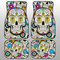 Nashville SC Car Floor Mats Custom Sugar Skull Car Accessories - Gearcarcover - 1