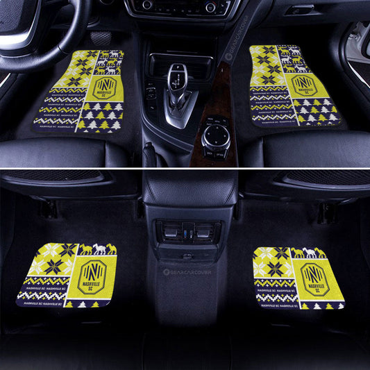 Nashville SC Car Floor Mats Custom Ugly Style Car Accessories - Gearcarcover - 2