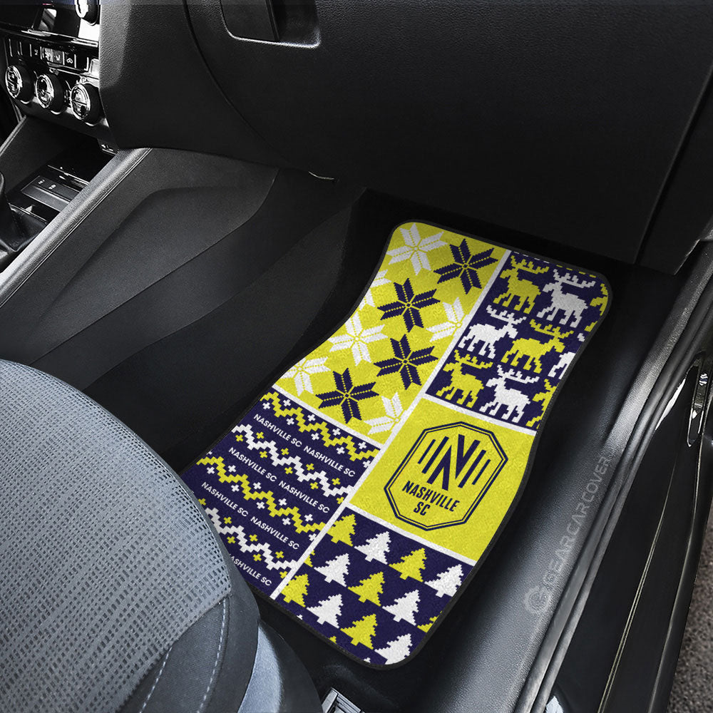 Nashville SC Car Floor Mats Custom Ugly Style Car Accessories - Gearcarcover - 3