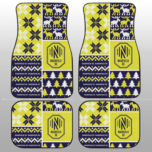 Nashville SC Car Floor Mats Custom Ugly Style Car Accessories - Gearcarcover - 1