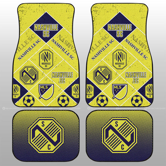 Nashville SC Car Floor Mats Sporty Team Collection - Gearcarcover - 1
