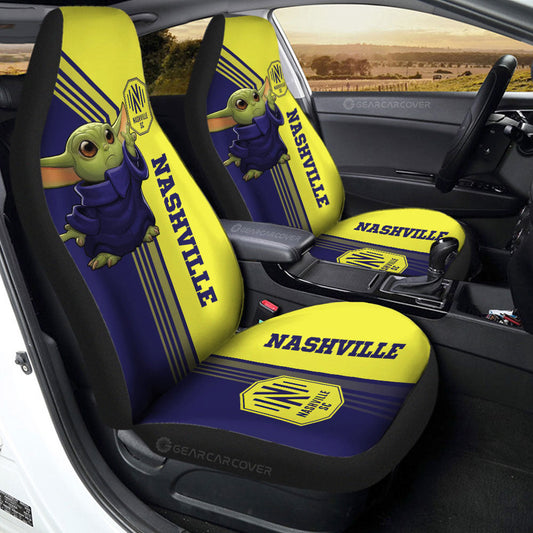 Nashville SC Car Seat Covers Baby Yoda Car Accessories - Gearcarcover - 2