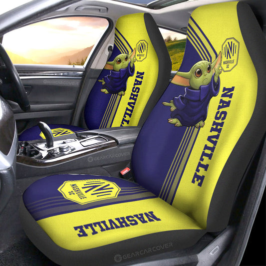 Nashville SC Car Seat Covers Baby Yoda Car Accessories - Gearcarcover - 1