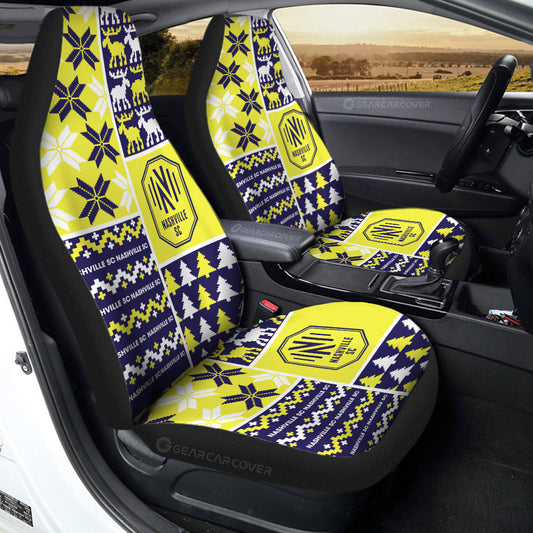 Nashville SC Car Seat Covers Custom Ugly Style Car Accessories - Gearcarcover - 2