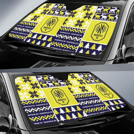 Nashville SC Car Sunshade Custom Ugly Style Car Accessories - Gearcarcover - 2