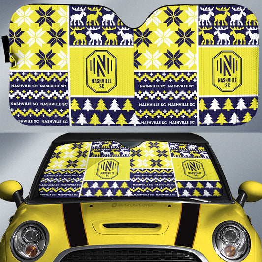 Nashville SC Car Sunshade Custom Ugly Style Car Accessories - Gearcarcover - 1