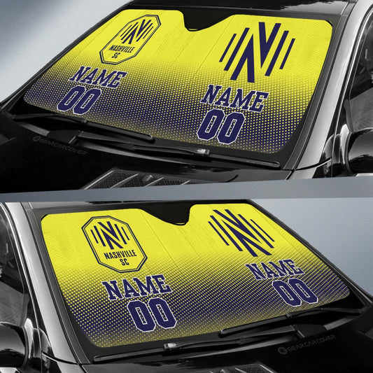 Nashville SC Car Sunshade Sporty Team Collection - Gearcarcover - 2