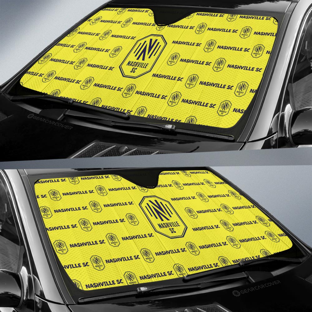 Nashville SC Car Sunshade Sporty Team Collection - Gearcarcover - 2