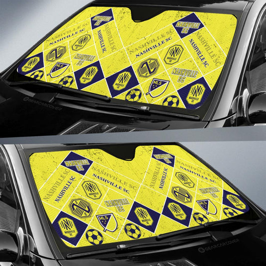 Nashville SC Car Sunshade Sporty Team Collection - Gearcarcover - 2